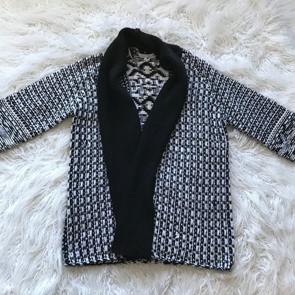 John + Jenn Thick Knit Wrap Cardigan Sweater